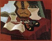 The table in front of sea Juan Gris